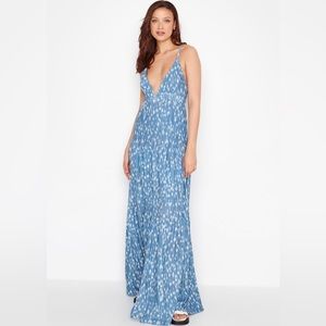 LTS Cross Back Tiered Maxi Dress - NWT Size 10.